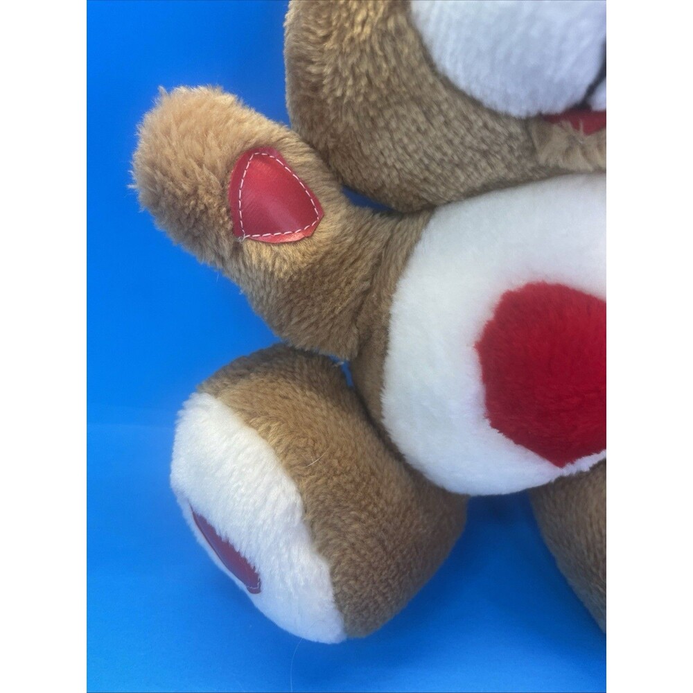 Cuddletown Friends Teddy Bear Plush Heart Valentines Vintage 80s - Picture 3 of 9
